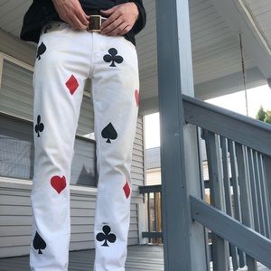 Custom White “Flush” Levi’s